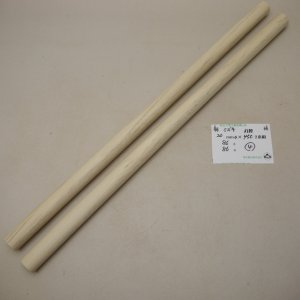 画像: ミズキ丸棒　20φ×450mm 2本セット（4）【WEB限定】