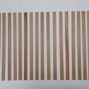 画像: 特注品ホオ 1×25×500mm（50枚一式）【WEB限定】