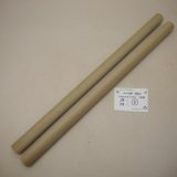 画像: 【選】ホオ丸棒　24φ×450mm　2本セット(E)　【限定】