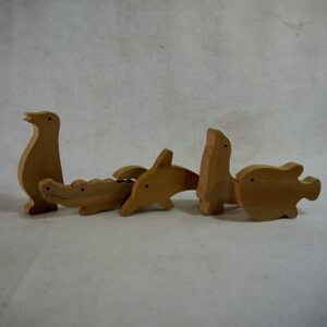 画像2: 木製切抜きパーツ「ペンギン」