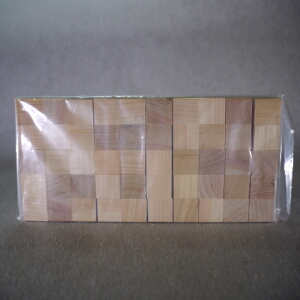 画像1: ヒノキ　サイコロ　袋入り(50個入)　20×20×20mm