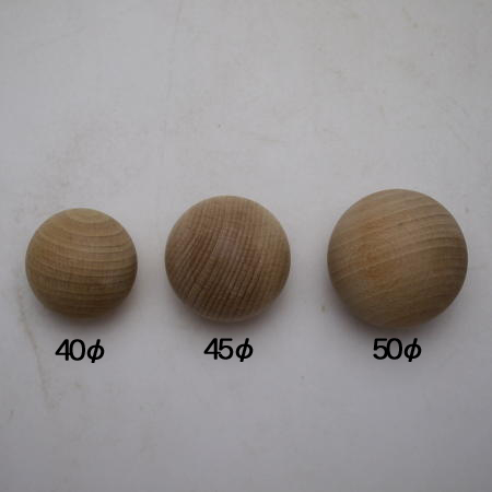 画像2: 木球　直径 [40mm ・ 45mm ・ 50mm]
