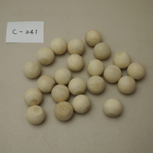 画像1: 〈c-241〉木球・約23mm(22個)【在庫限り】【アウトレット】