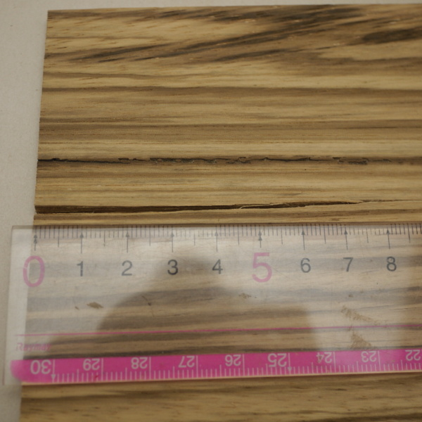 画像: ゼブラウッド　板材料　3×135×470mm （2）　