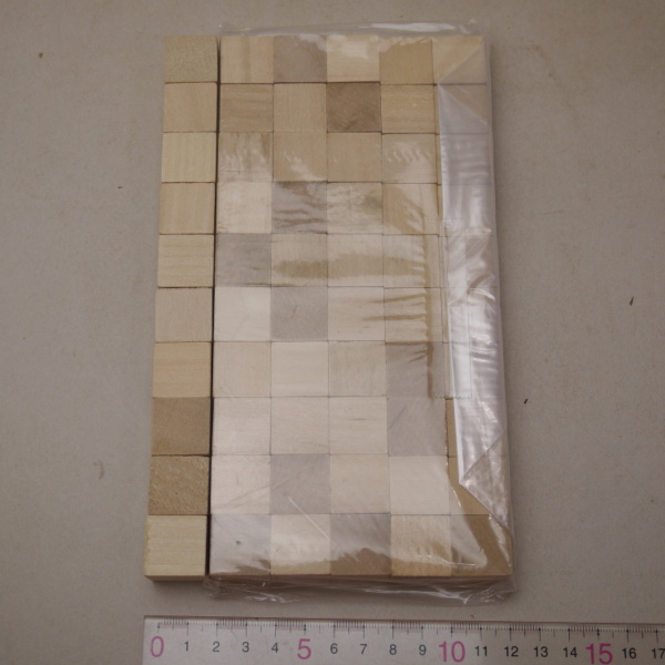 画像1: I様特注品　シナ　20×20×20mm（60入）【受注製造】