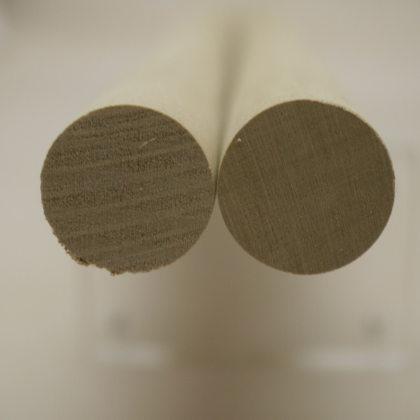 画像5: 【選】ホオ丸棒　20φ×450mm　2本セット(20)