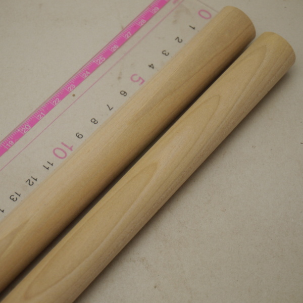 画像4: サクラ丸棒　20φ×450mm　2本セット(3)