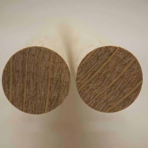 画像5: カシ丸棒　20φ×450mm　2本セット(5)　